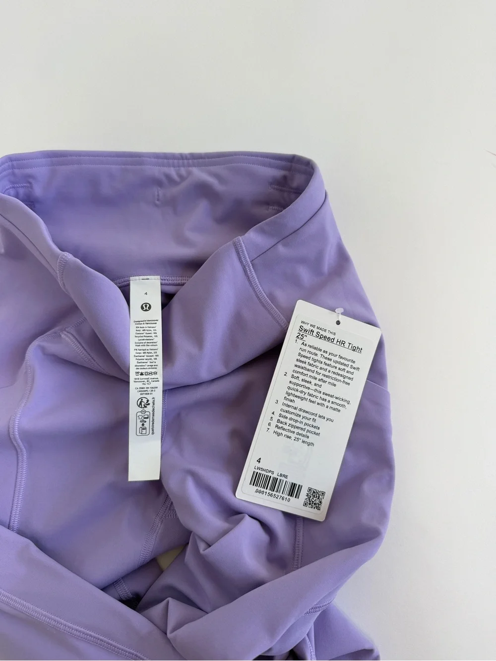 Lululemon Swift Speed High-Rise Crop 25 sz 4 - Picture 3 of 3